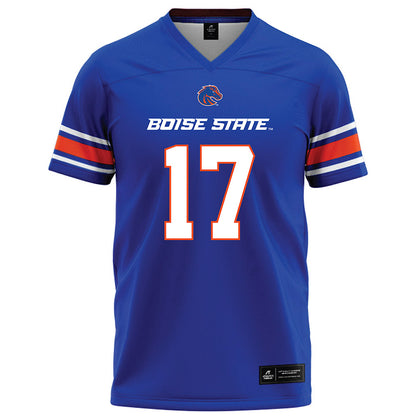 Boise State - NCAA Football : Clay Martineau - Blue Football Jersey