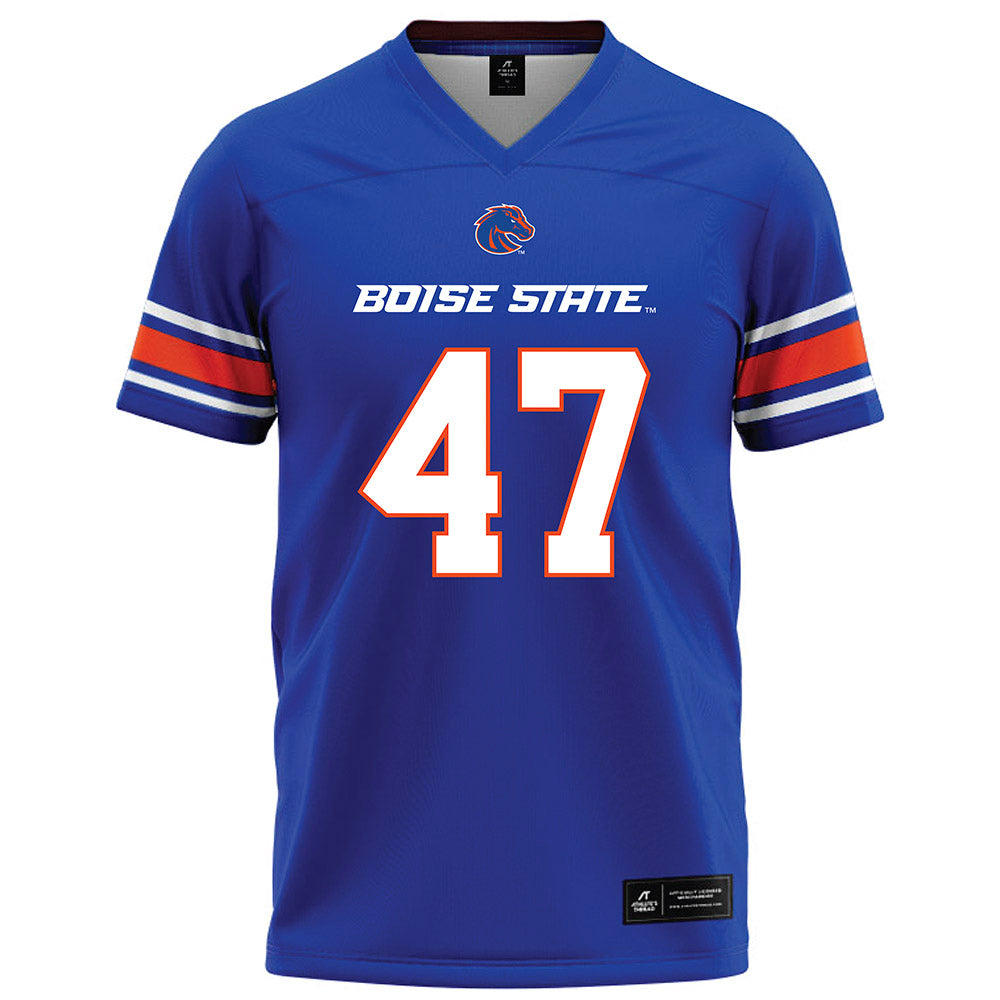 Boise State - NCAA Football : Jacob Williams - Blue Football Jersey