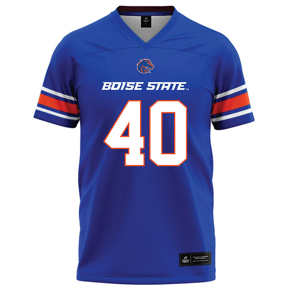 Boise State - NCAA Football : De'Shawn Toilolo - Blue Football Jersey-0