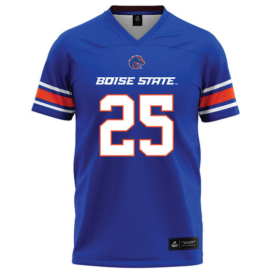 Boise State - NCAA Football : Quinton Brown - Blue Football Jersey-0