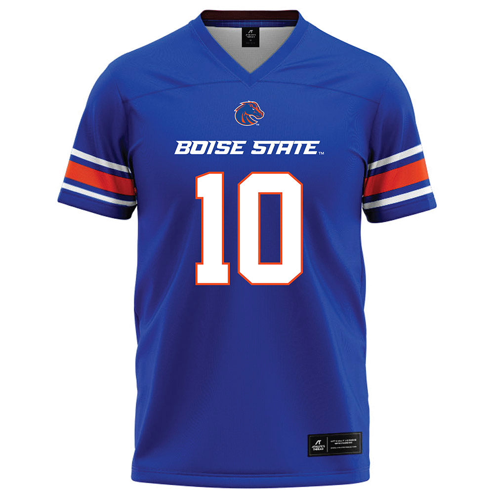 Boise State - NCAA Football : Derek Ganter Jr - Blue Football Jersey-0
