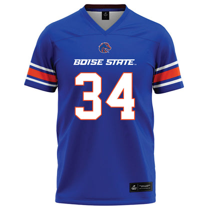 Boise State - NCAA Football : Alexander Teubner - Blue Football Jersey