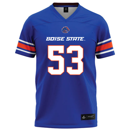 Boise State - NCAA Football : Marco Notarainni - Blue Football Jersey