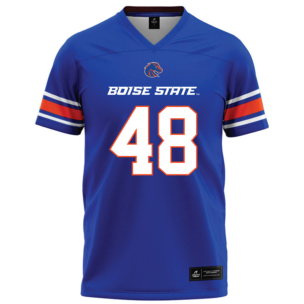 Boise State - NCAA Football : Canaan Moore - Blue Football Jersey-0