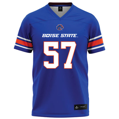 Boise State - NCAA Football : Nathan Cardona - Blue Football Jersey