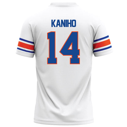 Boise State - NCAA Football : Kaonohi Kaniho - White Football Jersey