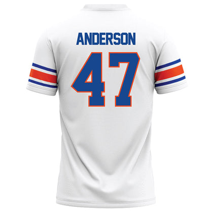 Boise State - NCAA Football : Kaden Anderson - White Football Jersey