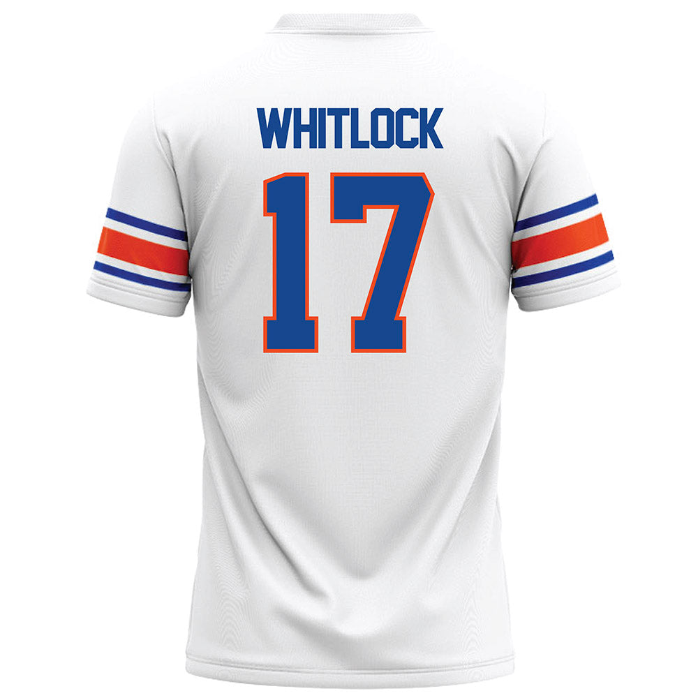 Boise State - NCAA Football : Demetric Whitlock - White Football Jersey-1