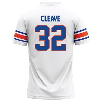 Boise State - NCAA Football : Bryce Cleave - White Football Jersey