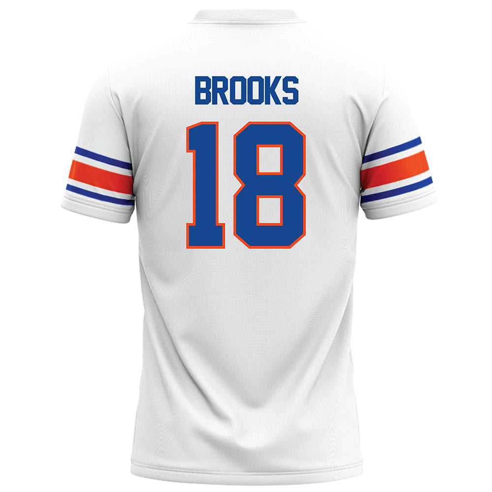 Boise State - NCAA Football : Sam Brooks - White Football Jersey-1