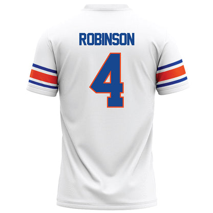 Boise State - NCAA Football : Rodney Robinson - White Football Jersey
