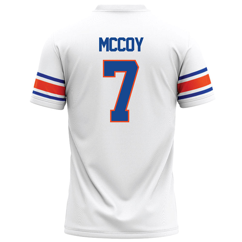 Boise State - NCAA Football : A'Marion MCcoy - White Football Jersey