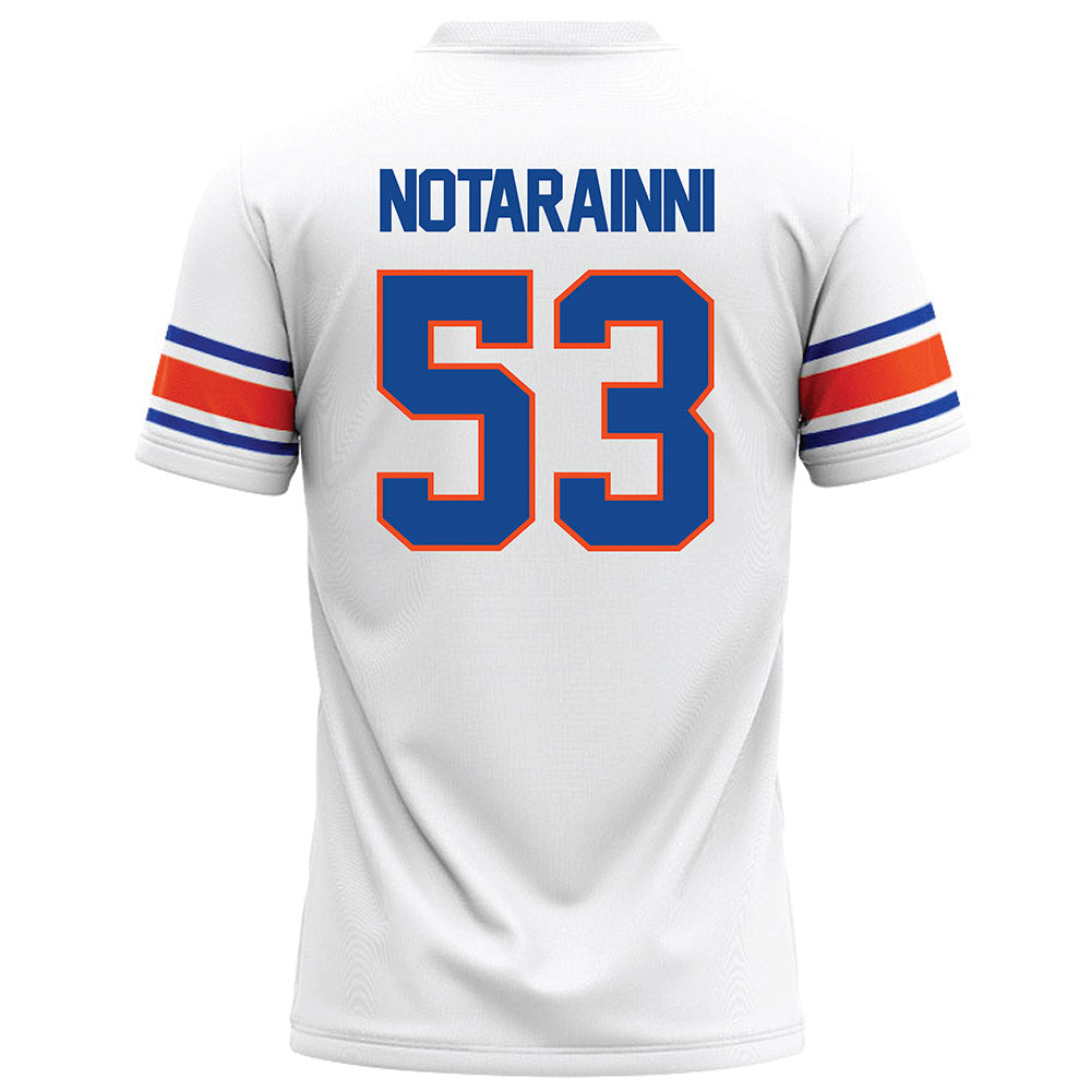 Boise State - NCAA Football : Marco Notarainni - White Football Jersey