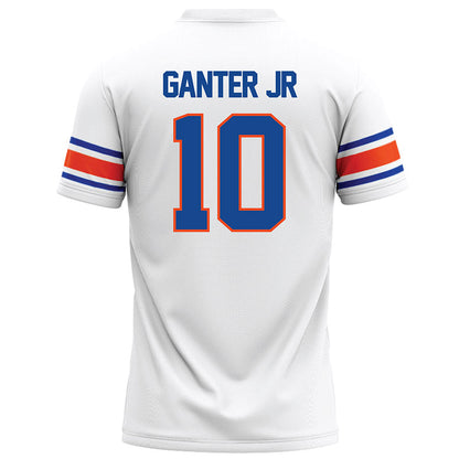 Boise State - NCAA Football : Derek Ganter Jr - White Football Jersey-1
