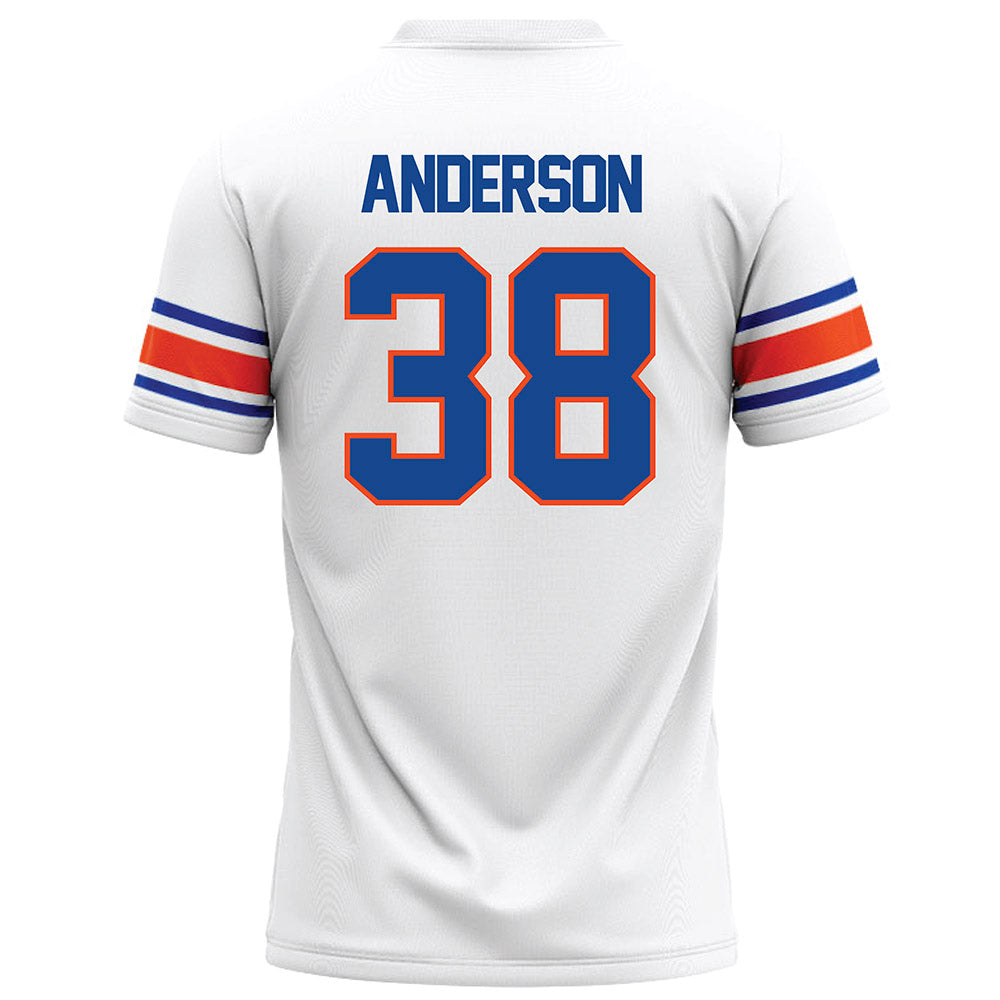 Boise State - NCAA Football : Travis Anderson - White Football Jersey