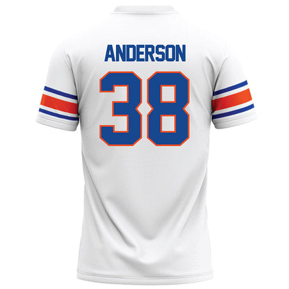 Boise State - NCAA Football : Travis Anderson - White Football Jersey