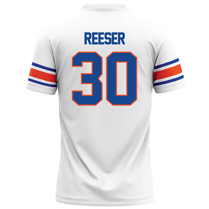 Boise State - NCAA Football : Jarrett Reeser - White Football Jersey