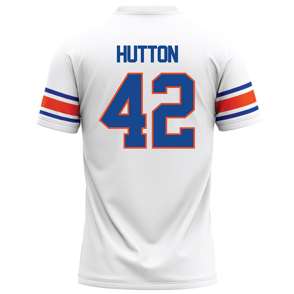 Boise State - NCAA Football : Mason Hutton - White Football Jersey