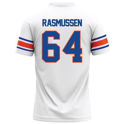 Boise State - NCAA Football : Carson Rasmussen - White Football Jersey