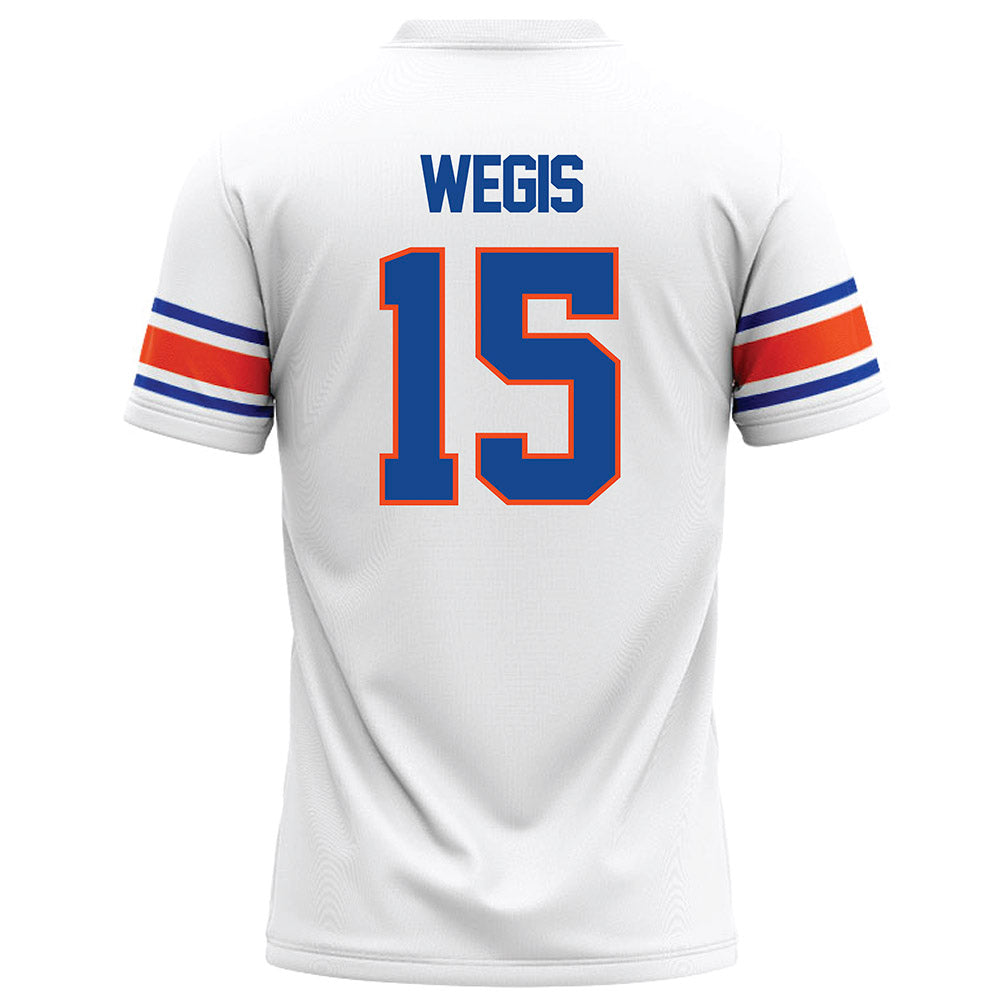 Boise State - NCAA Football : Tyler Wegis - White Football Jersey