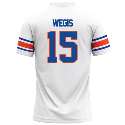 Boise State - NCAA Football : Tyler Wegis - White Football Jersey