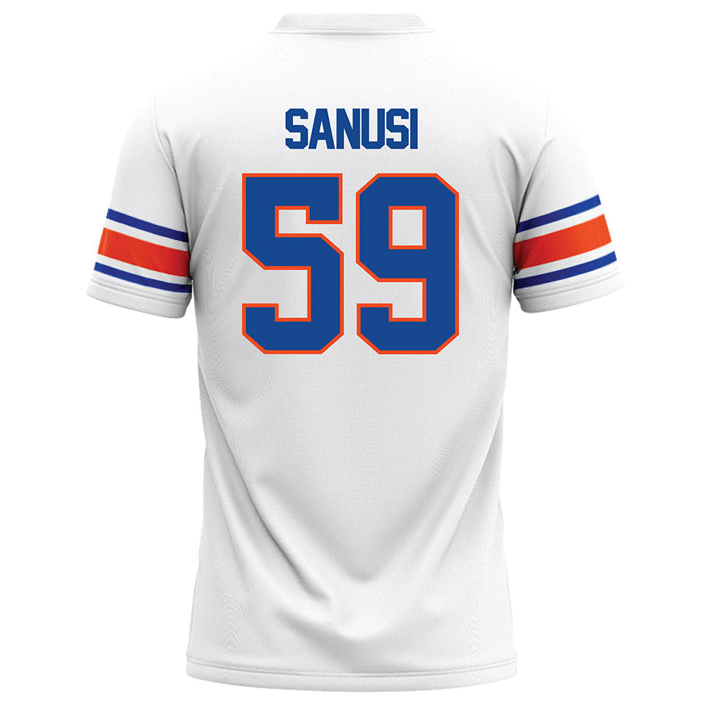 Boise State - NCAA Football : Lopez Sanusi - White Football Jersey