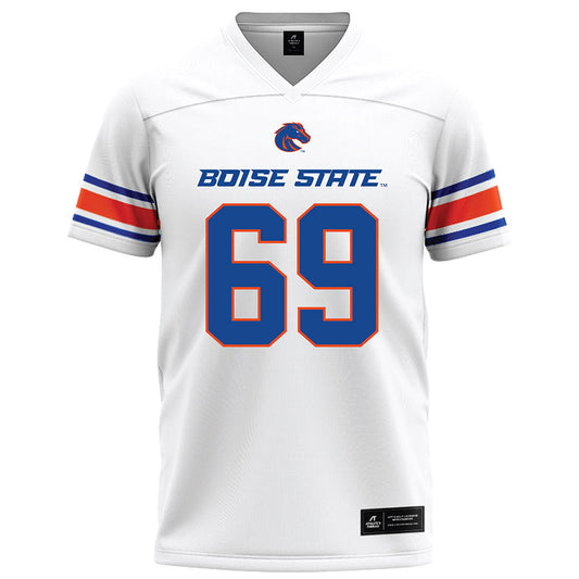 Boise State - NCAA Football : Eyitayo Omotinugbon - White Football Jersey