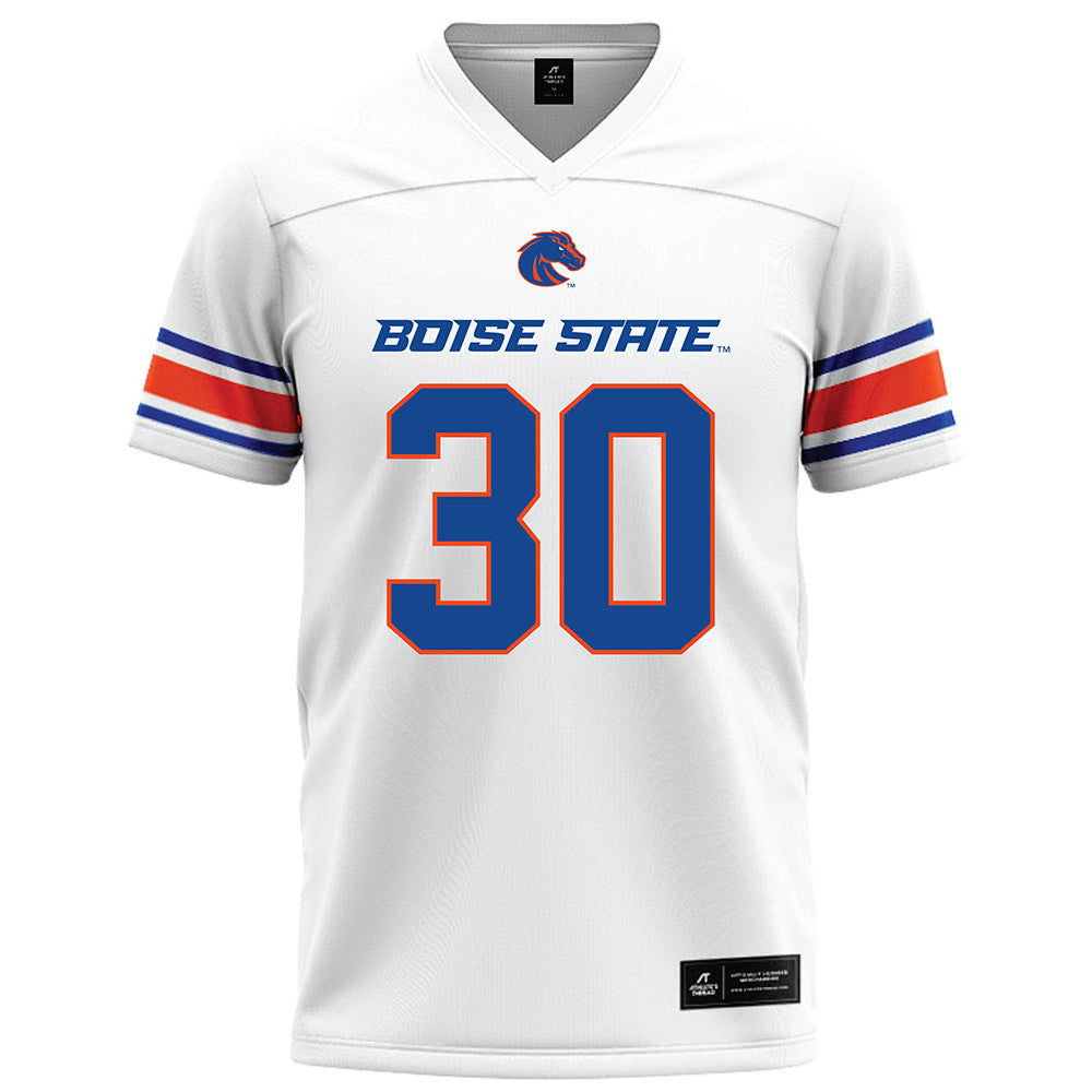 Boise State - NCAA Football : Wyatt Milkovic - White Football Jersey