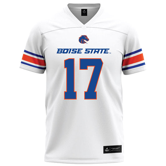 Boise State - NCAA Football : Prince Strachan - White Football Jersey