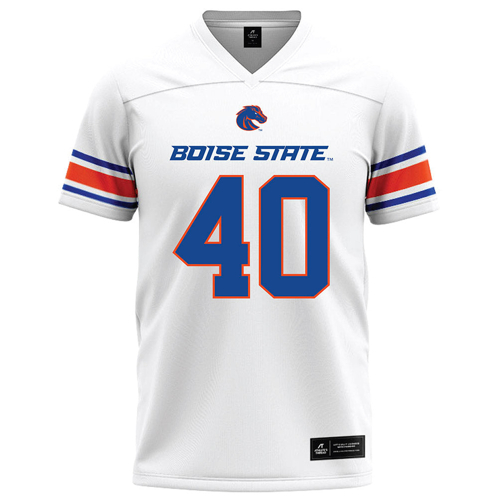 Boise State - NCAA Football : Ryker Clinger - White Football Jersey