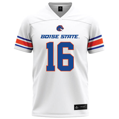 Boise State - NCAA Football : Kaleb Annett - White Football Jersey