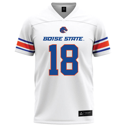 Boise State - NCAA Football : Gabe Tahir - White Football Jersey