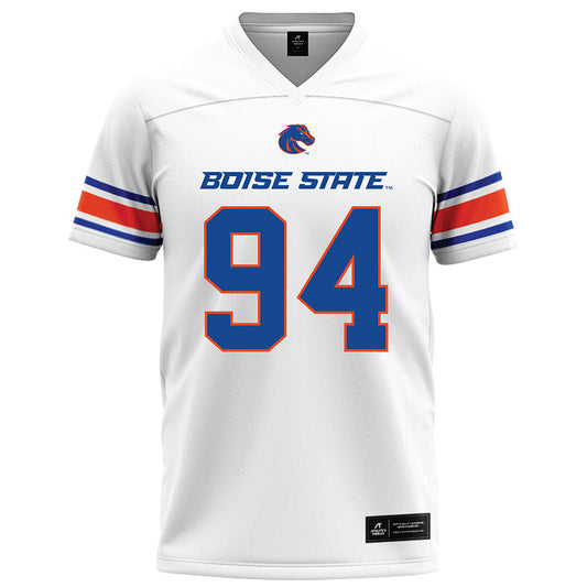Boise State - NCAA Football : Keanu Mailoto - White Football Jersey-0