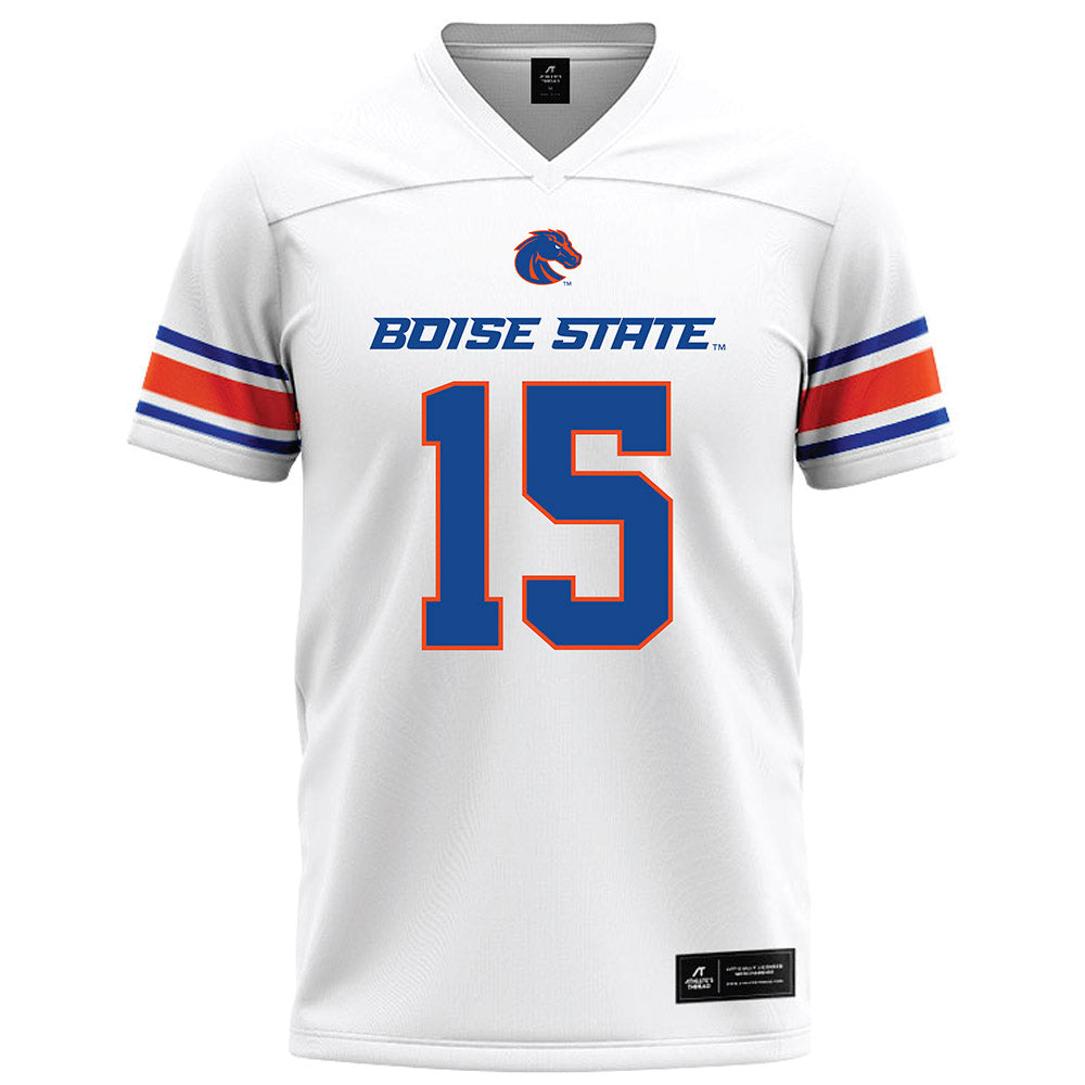 Boise State - NCAA Football : Tyler Wegis - White Football Jersey