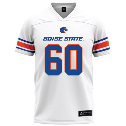 Boise State - NCAA Football : Spencer Gieg - White Football Jersey