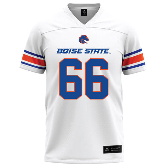 Boise State - NCAA Football : Jacob Tracy - White Football Jersey-0