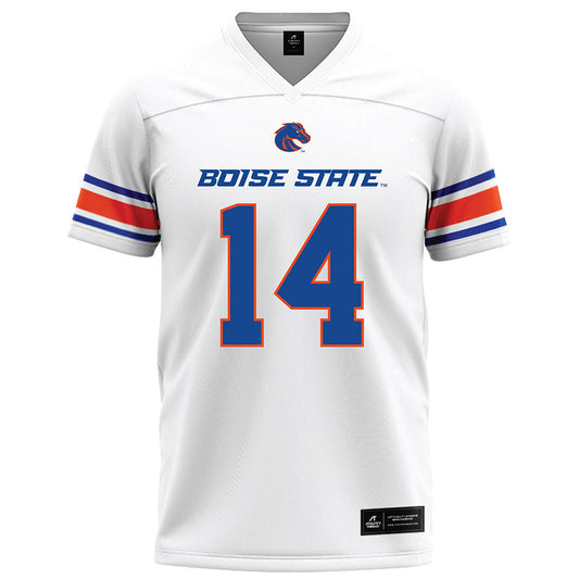 Boise State - NCAA Football : Max Cutforth - White Football Jersey