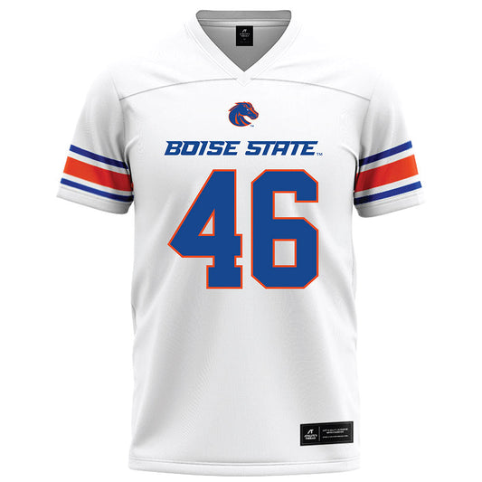 Boise State - NCAA Football : Hunter Steacker - White Football Jersey