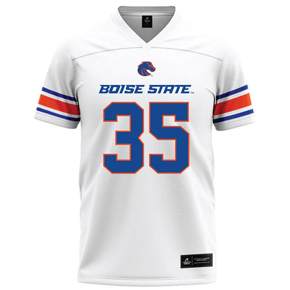 Boise State - NCAA Football : Jonah Dalmas - White Football Jersey