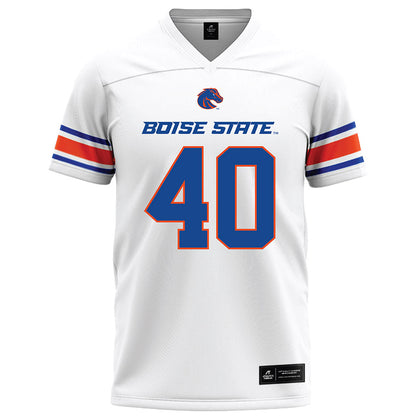 Boise State - NCAA Football : De'Shawn Toilolo - White Football Jersey-0