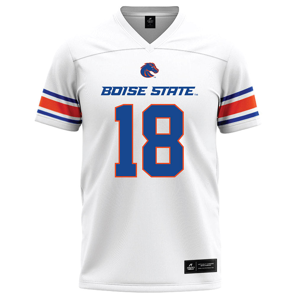 Boise State - NCAA Football : Sam Brooks - White Football Jersey-0