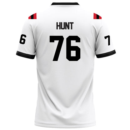 Arkansas State - NCAA Football : Trason Hunt - White Football Jersey