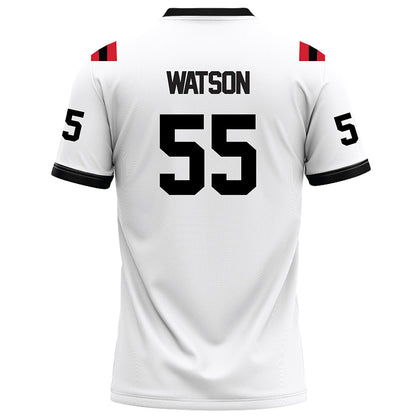 Arkansas State - NCAA Football : Aleric Watson - White Football Jersey-1