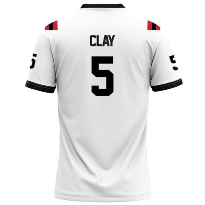 Arkansas State - NCAA Football : Kenyon Clay - White Football Jersey-1