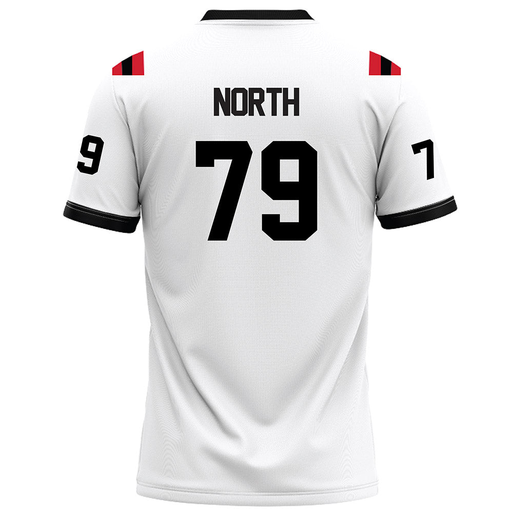 Arkansas State - NCAA Football : Baker North - White Football Jersey