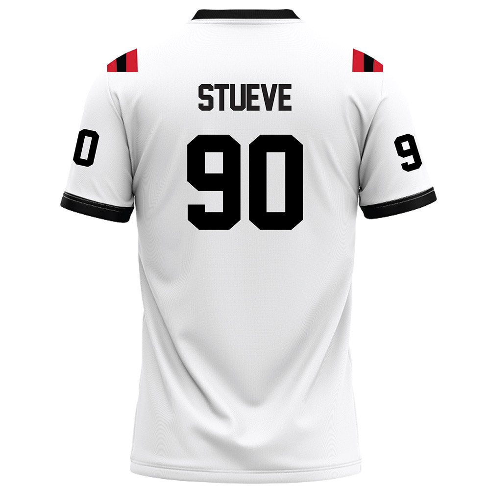 Arkansas State - NCAA Football : Lincoln Stueve - White Football Jersey-1