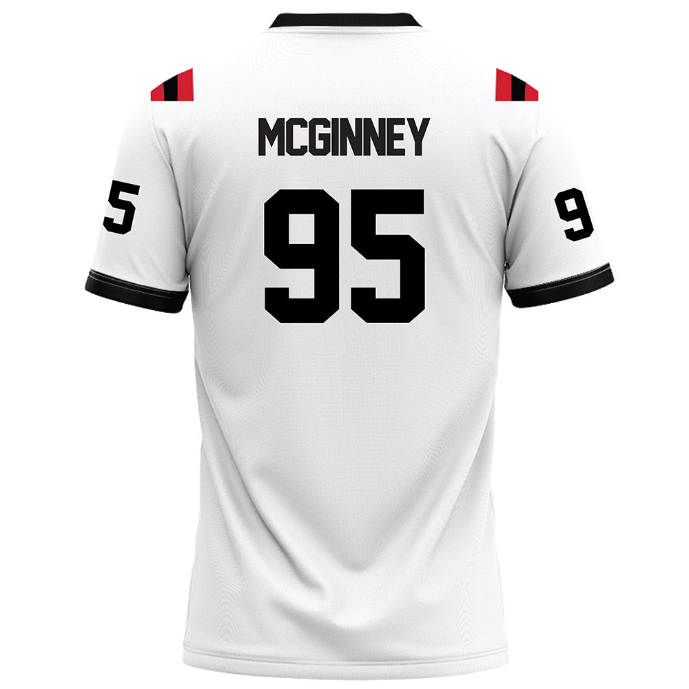 Arkansas State - NCAA Football : Jakwon Mcginney - White Football Jersey-1
