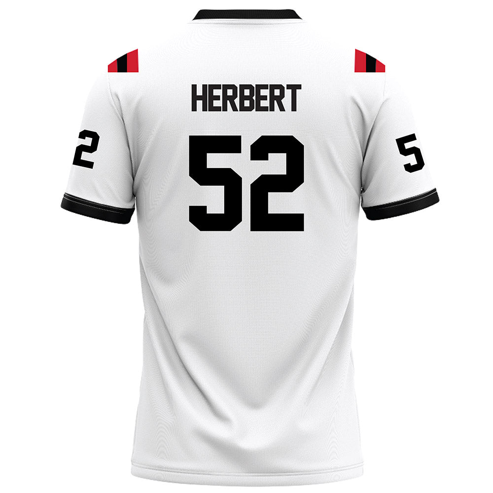 Arkansas State - NCAA Football : Gideon Herbert - White Football Jersey-1