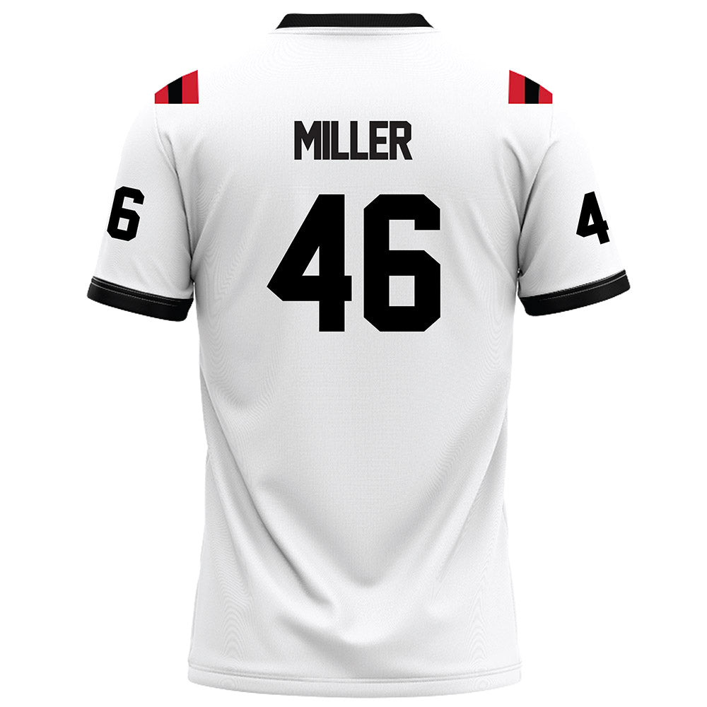 Arkansas State - NCAA Football : Nicholas Miller - White Football Jersey-1