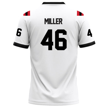 Arkansas State - NCAA Football : Nicholas Miller - White Football Jersey-1
